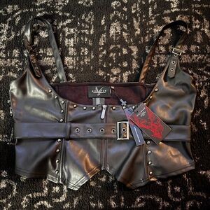 KILLSTAR 3XL MALAPAS UNDERBUST CORSET TOP